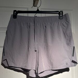 Light Gray Etonic Perforated Athletic Shorts